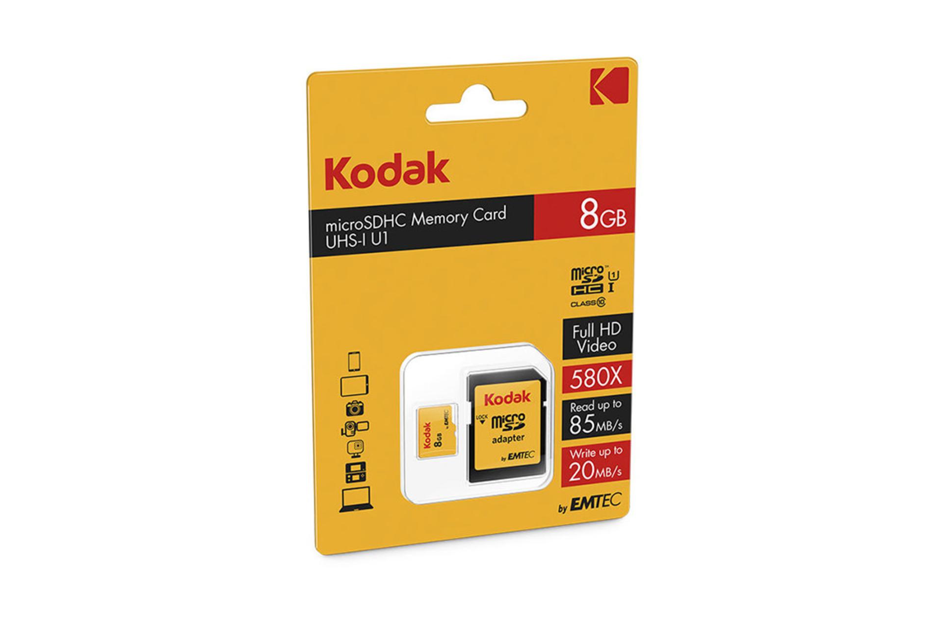 Kodak UHS-I U1 microSDHC Class 10 UHS-U1 8GB
