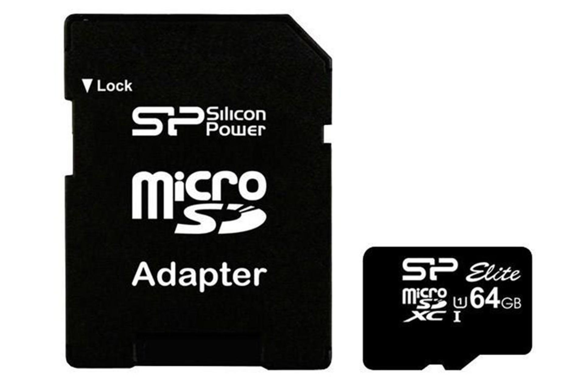  64 Silicon Power Elite SDXC Class 10 UHS-I U1