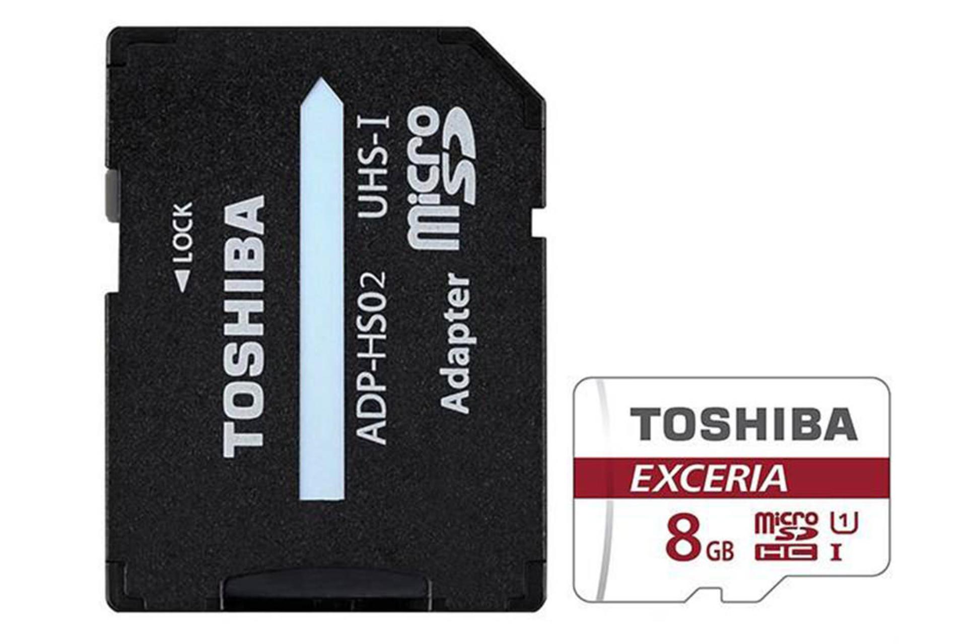 مرجع متخصصين ايران Toshiba Exceria M301-EA mcriSDHC Class 10 UHS-I U1 8GB