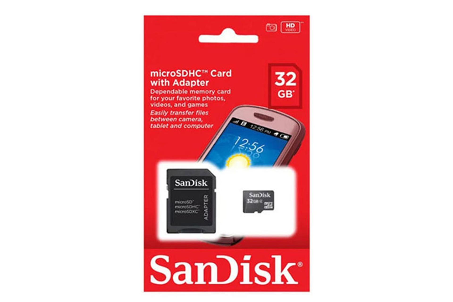 SanDisk SDSDQM microSDHC Class 4 32GB