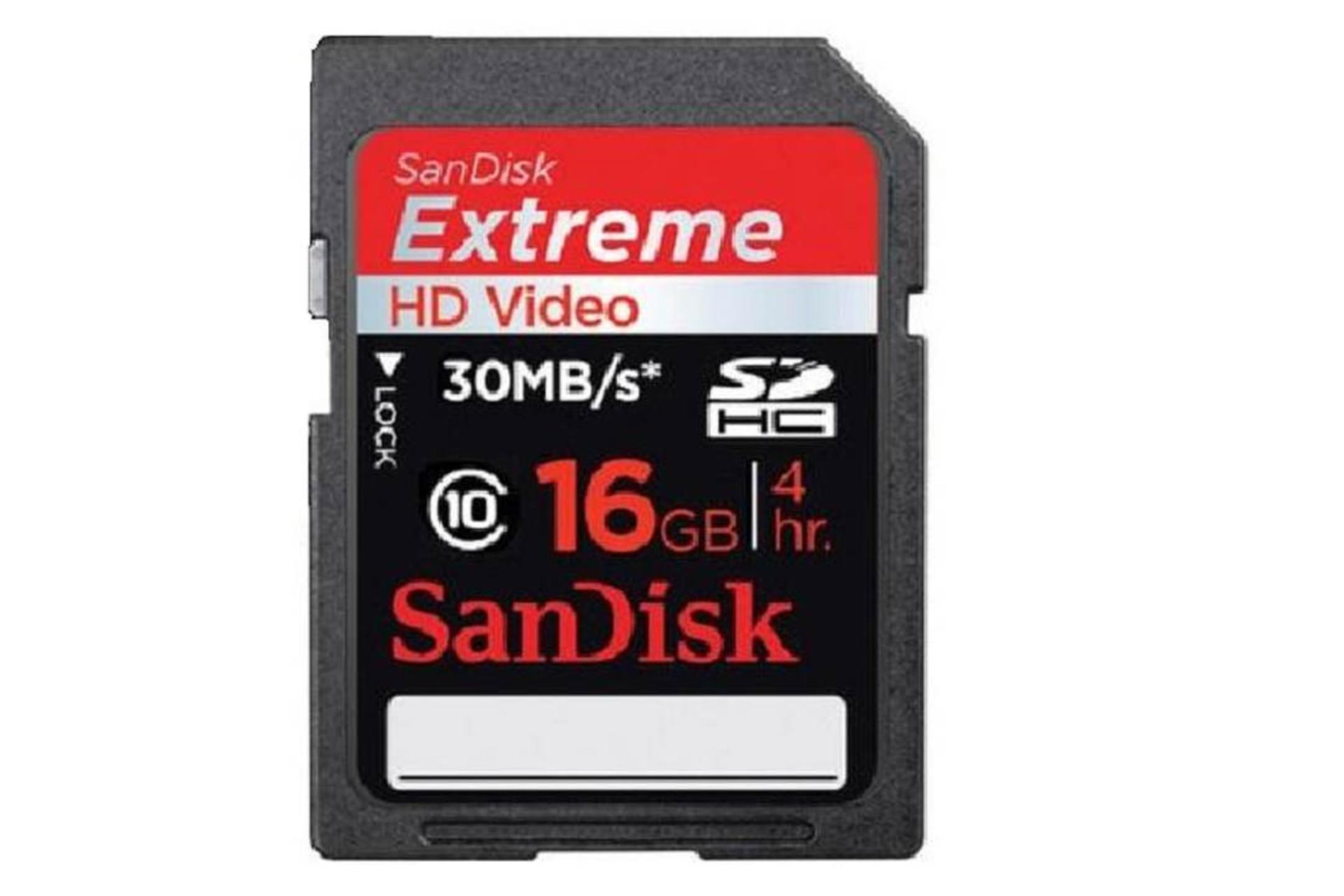 SanDisk Extreme HD SDHC Class 10 UHS-I U1 16GB