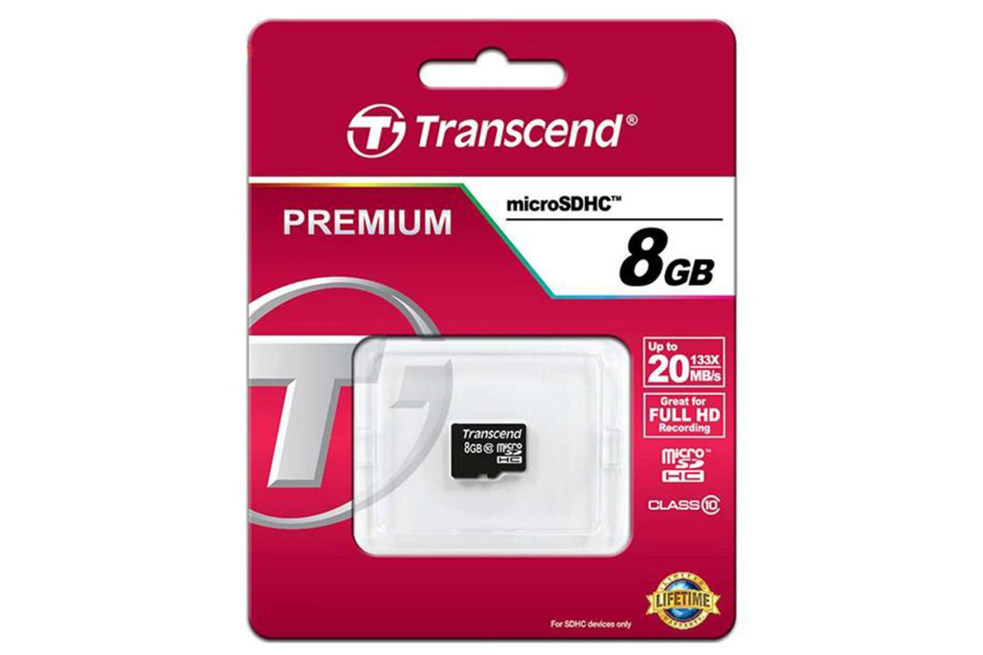 Transcend Premium microSDHC Class 10 8GB