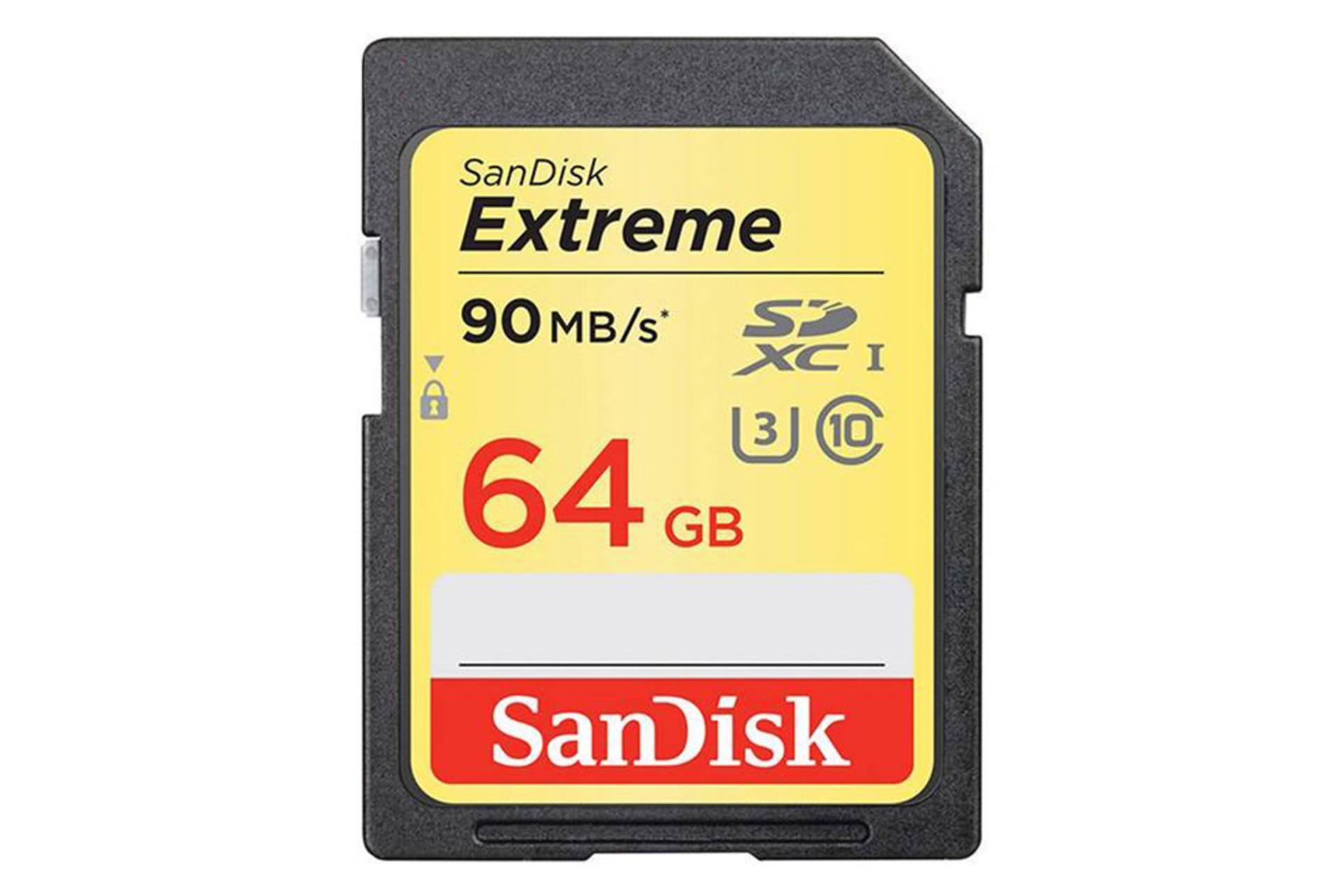 SanDisk Extreme SDXC Class 10 UHS-I U3 64GB