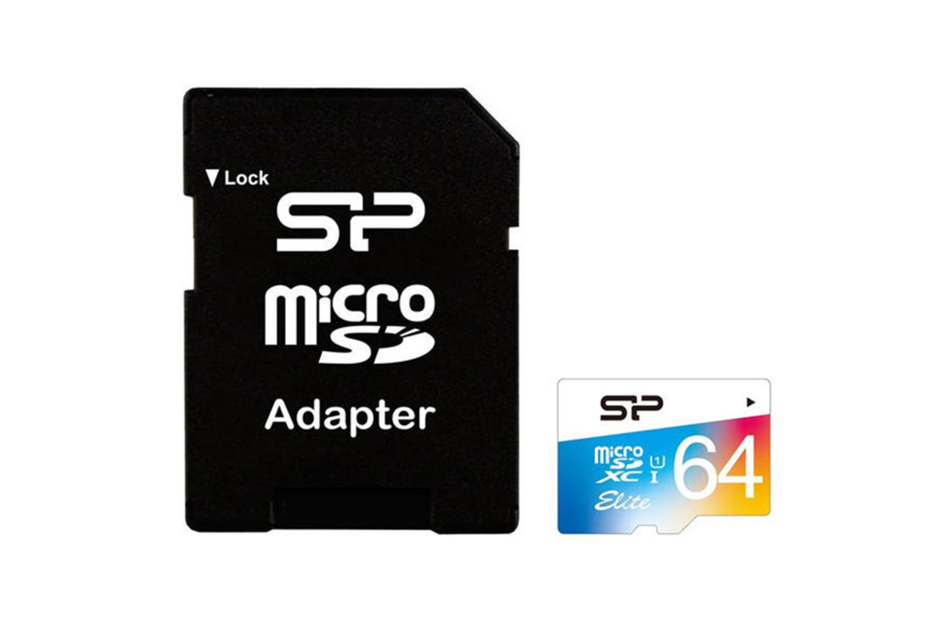 Silicon Power Color Elite microSDXC Class 10 UHS-U1 64GB