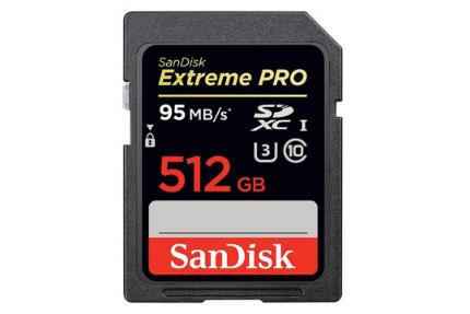سن دیسک SDXC با ظرفیت 512 گیگابایت مدل Extreme Pro کلاس 10