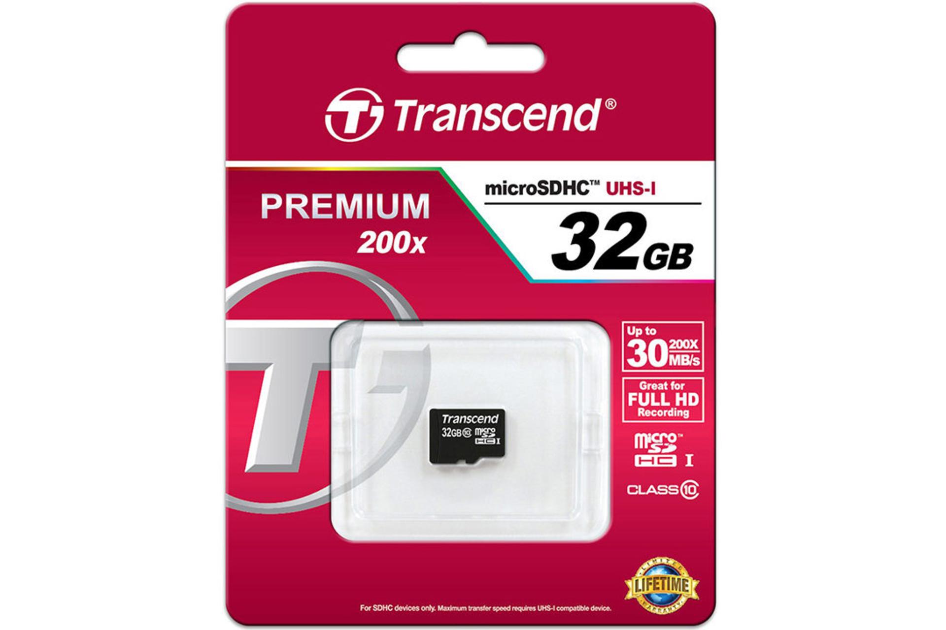 Transcend Premium microSDHC Class 10 UHS-I U1 32GB