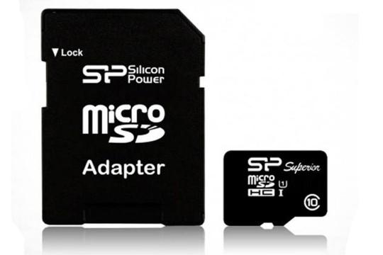 Silicon Power Superior microSDHC Class 10 UHS-I U1