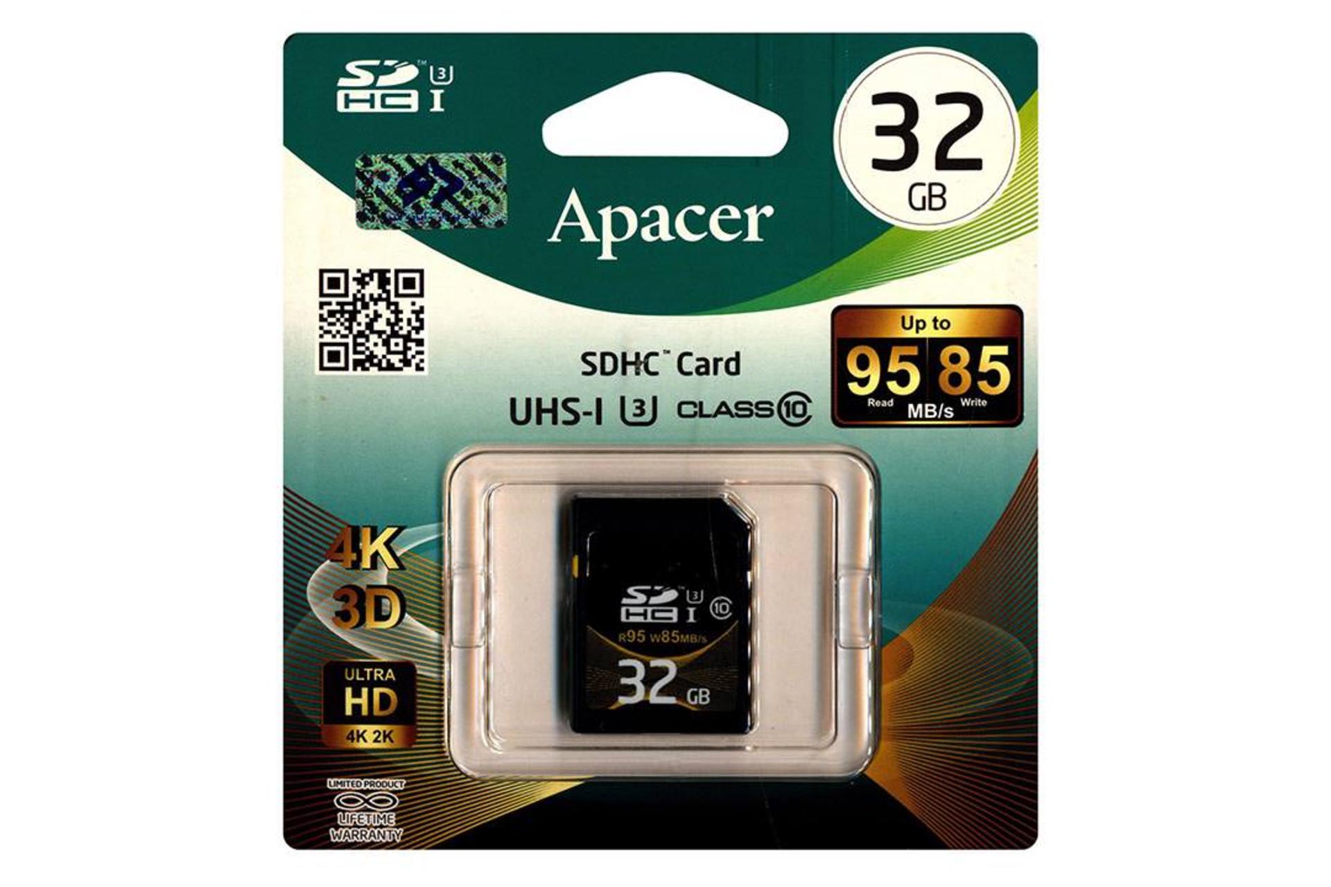 Apacer SDHC Class 10 UHS-I U3 32GB