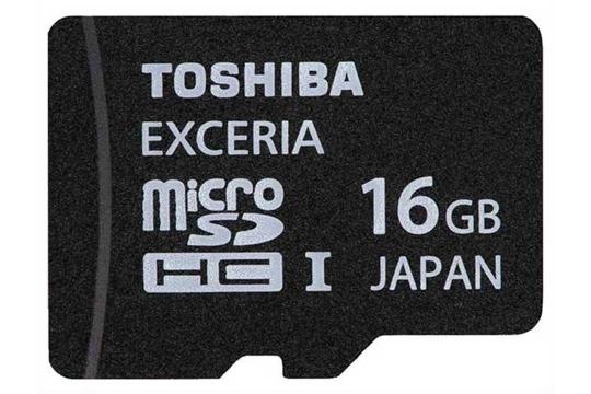 Toshiba Exceria Type HD microSDHC Class 10 UHS-I U1 16GB