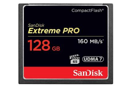 سن دیسک CF با ظرفیت 128 گیگابایت مدل Extreme Pro کلاس 10
