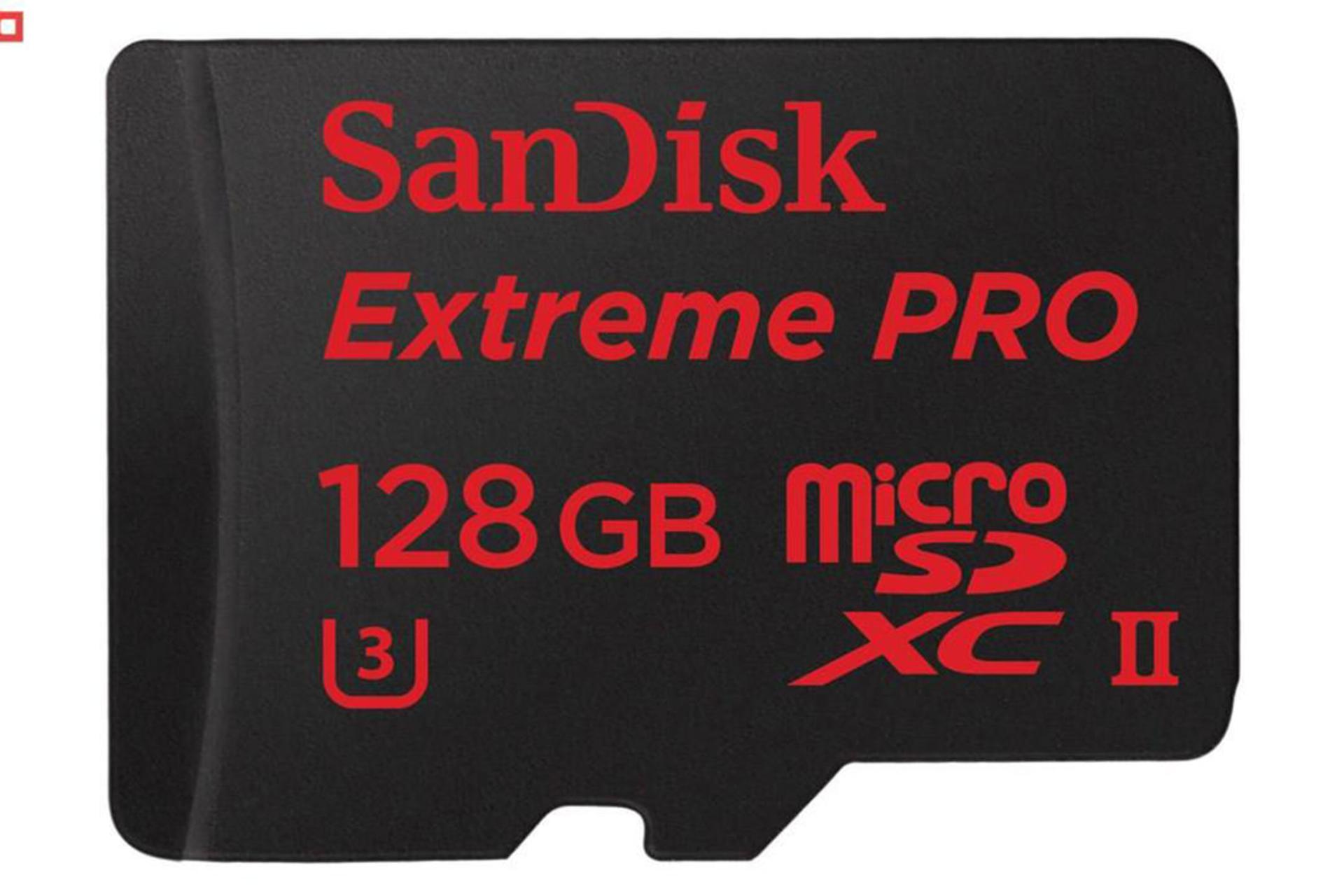 مرجع متخصصين ايران SanDisk Extreme Pro microSDXC Class 10 UHS-II U3 128GB