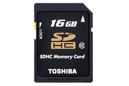 Toshiba Professional SDHC Class 10 16GB