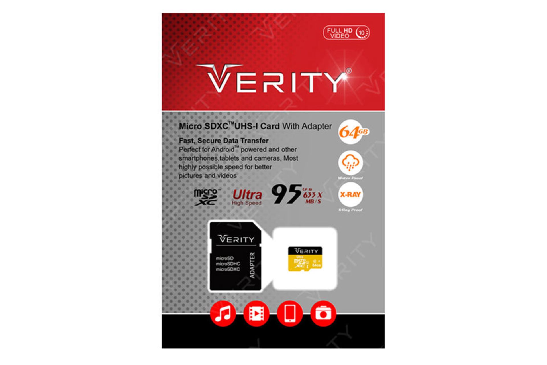 Verity Ultra microSDHC Class 10 UHS-I U3 64GB