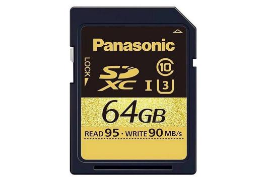 Panasonic RP-SDUD64GAK SDXC Class 10 UHS-I U3 64GB