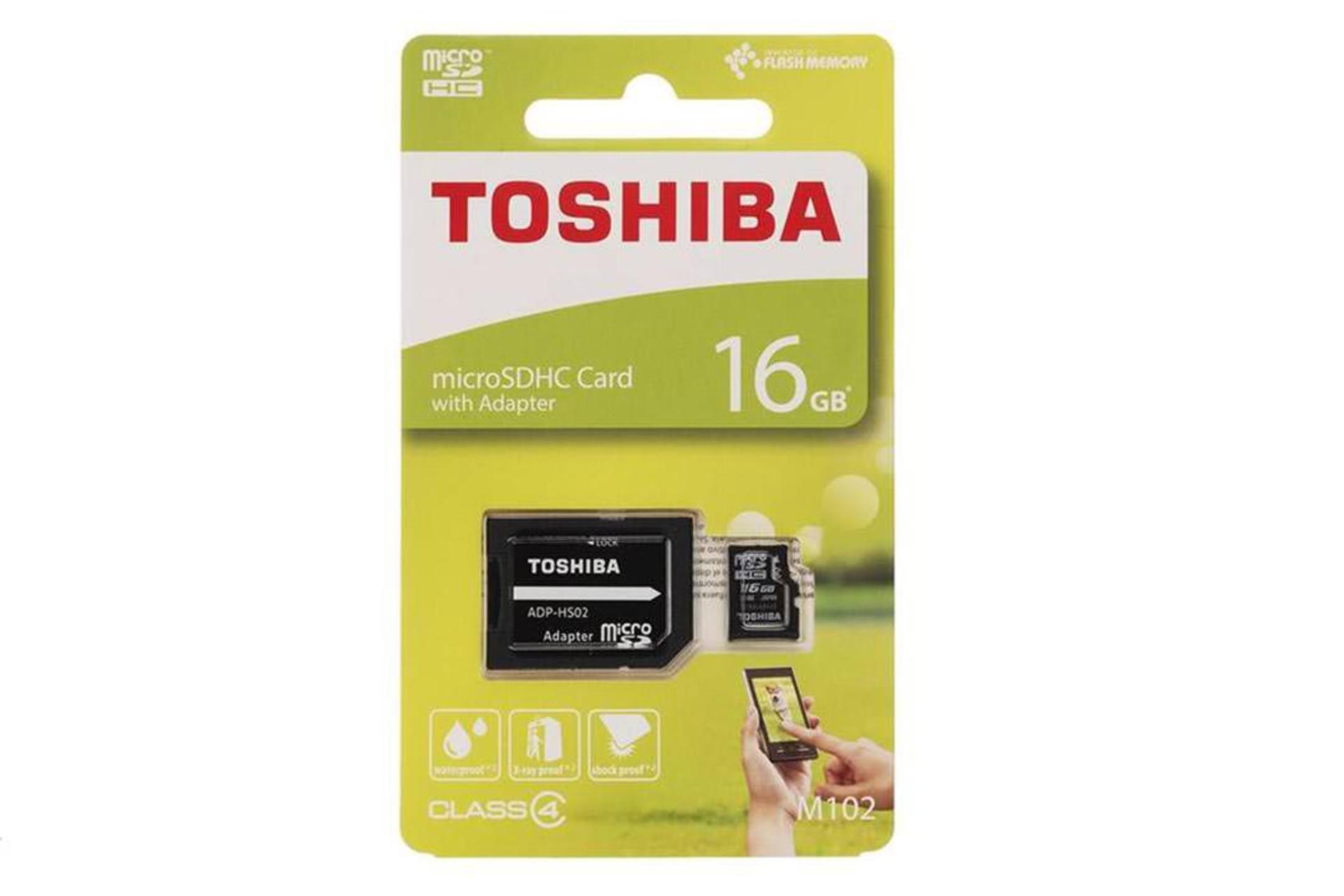 مرجع متخصصين ايران Toshiba M102 microSDHC Class 4 16GB