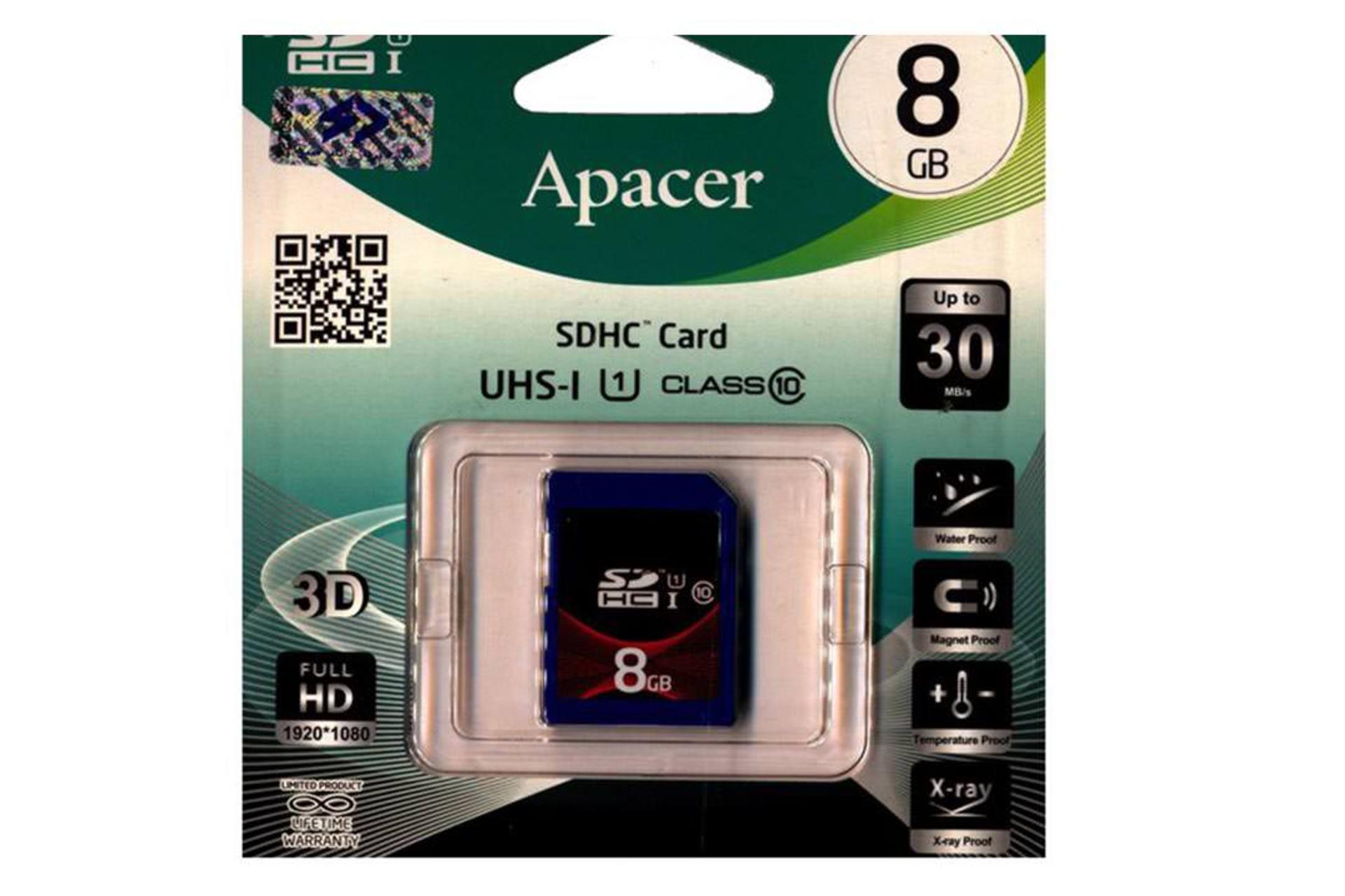 Apacer SDHC Class 10 UHS-I U1 8GB