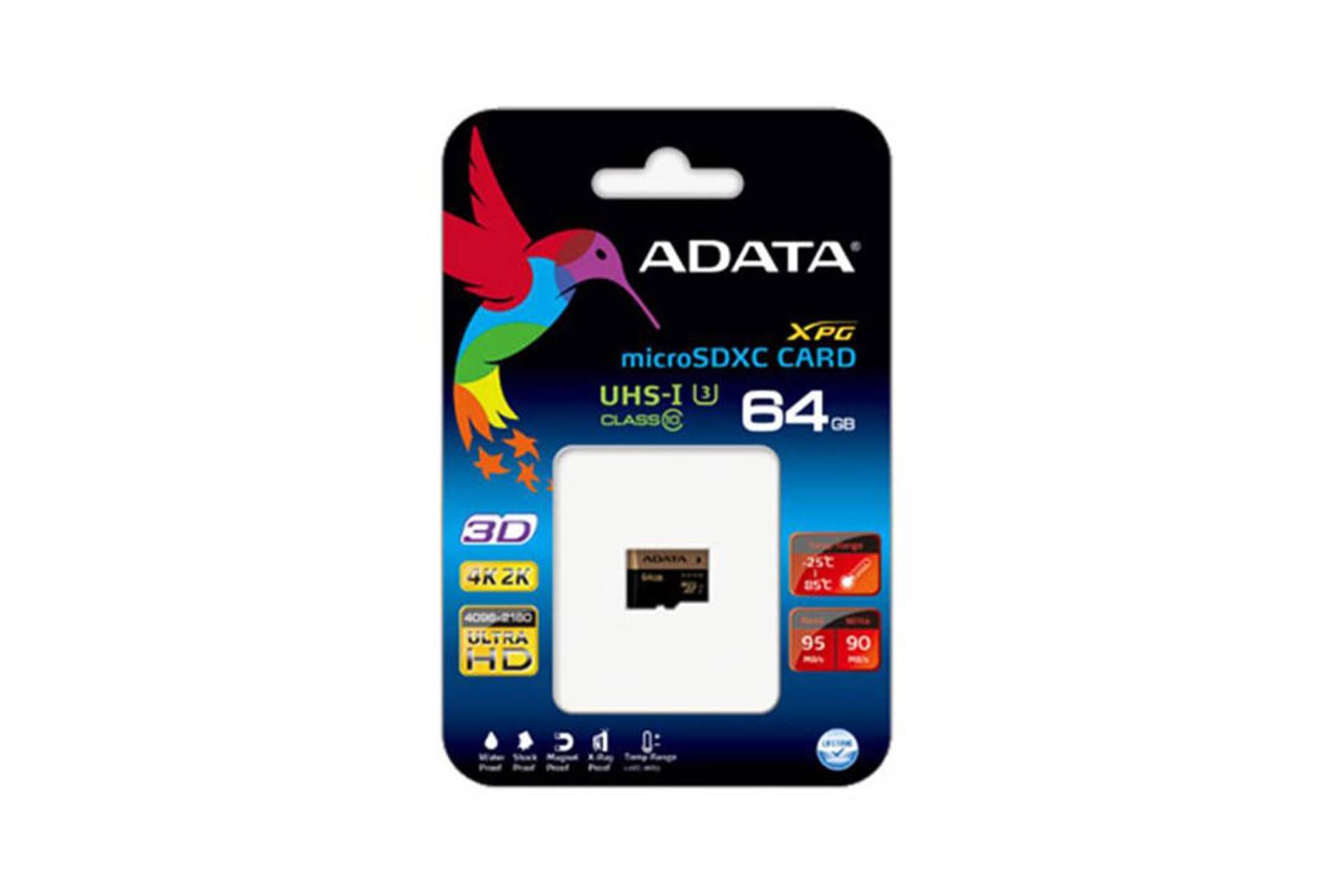 ADATA XPG microSDXC Class 10 UHS-I U3 64GB