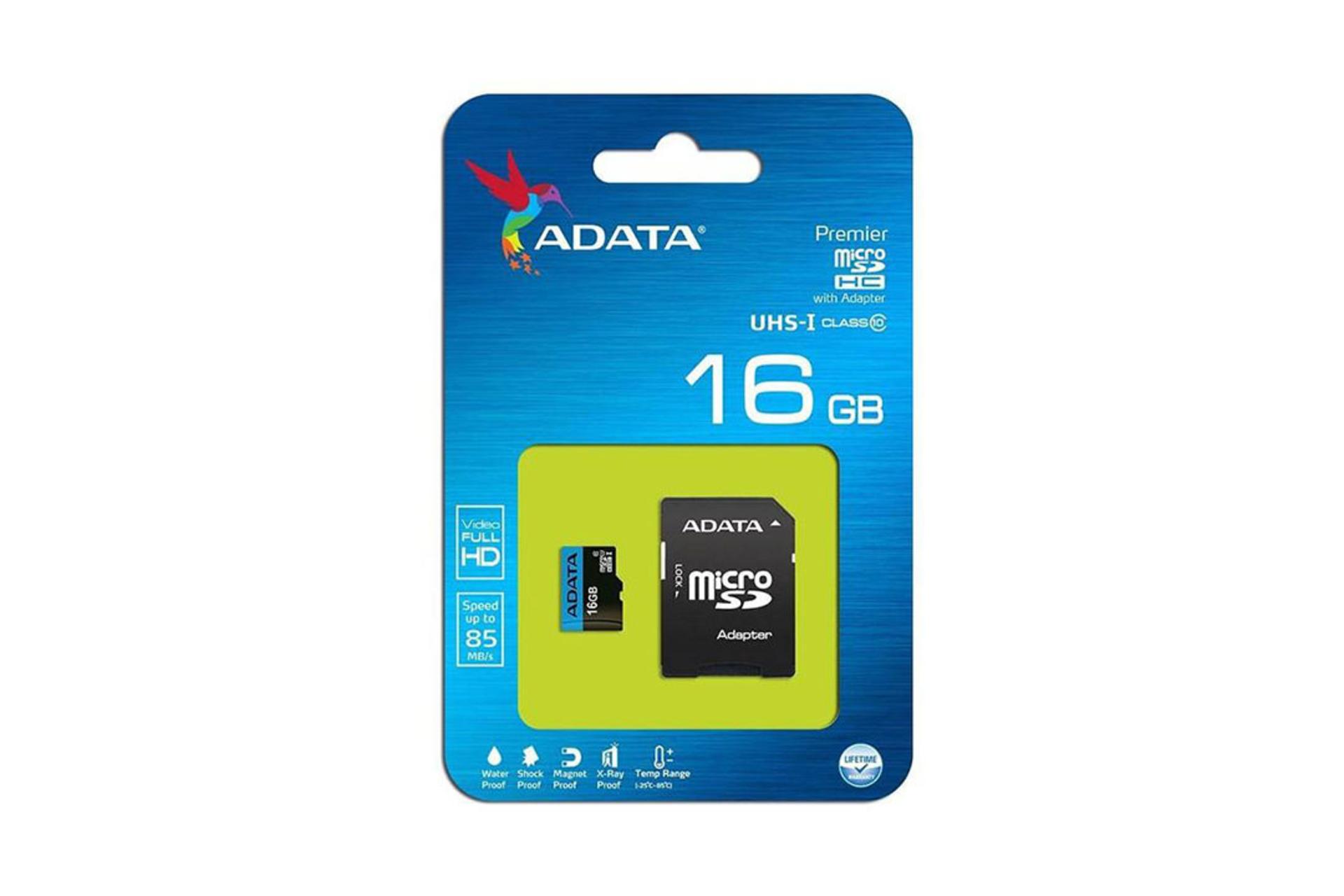 ADATA Premier microSDHC Class 10 UHS-I U1 16GB