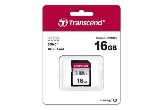 Transcend 300S SDXC Class 10 UHS-I U3 16GB