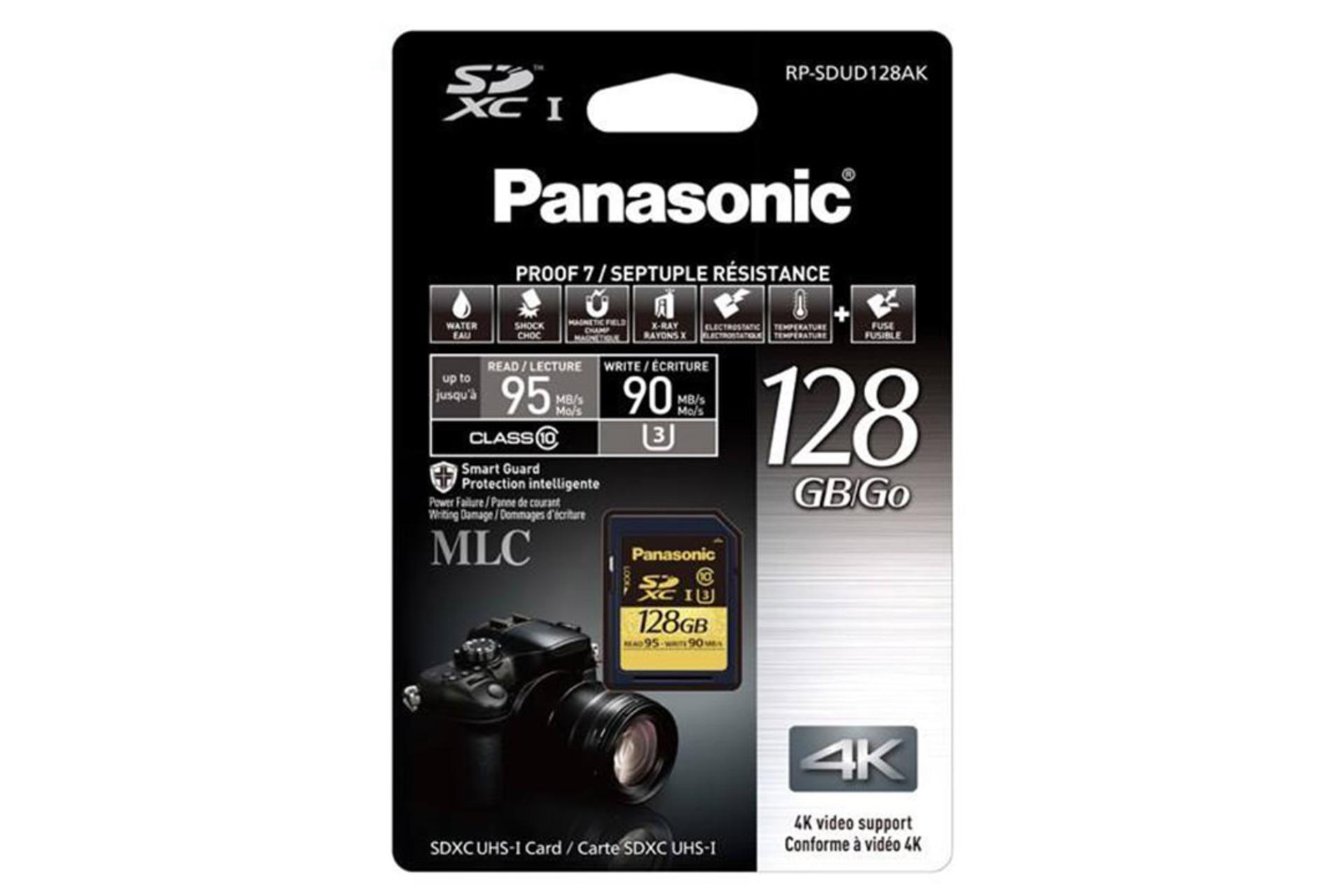 Panasonic RP-SDUD128AK SDXC Class 10 UHS-I U3 128GB