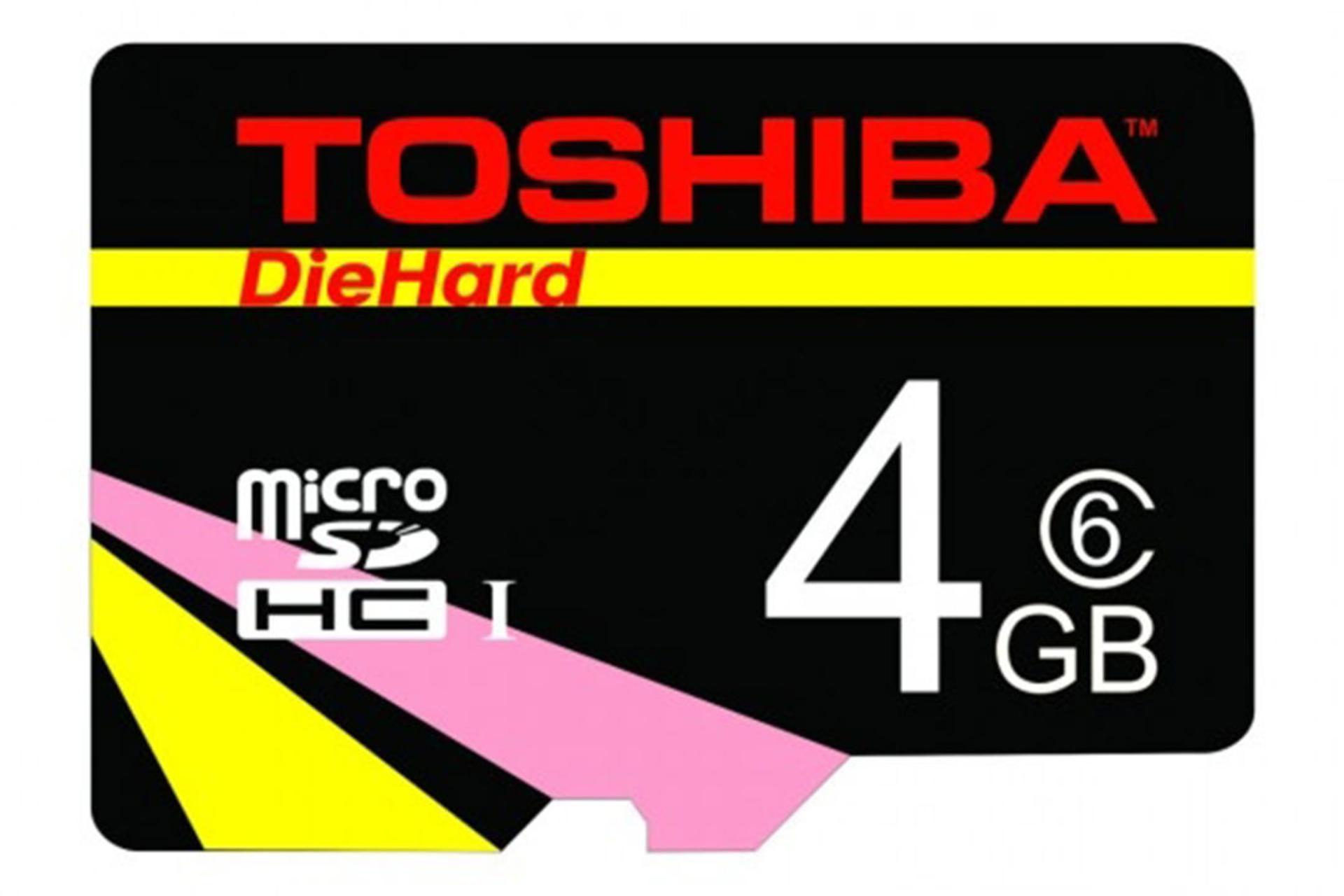 مرجع متخصصين ايران Toshiba Die Hard microSDHC Class 6 UHS-I U1 4GB