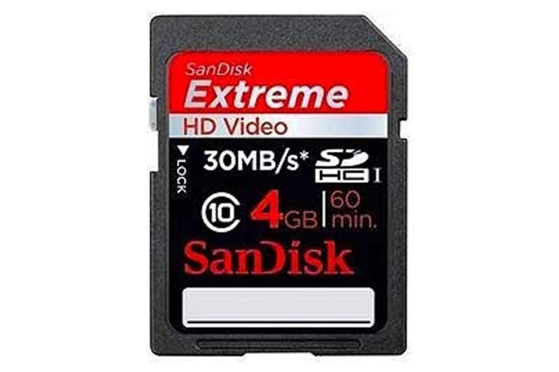SanDisk Extreme HD Video SDHC Class 10 UHS-I U1 4GB