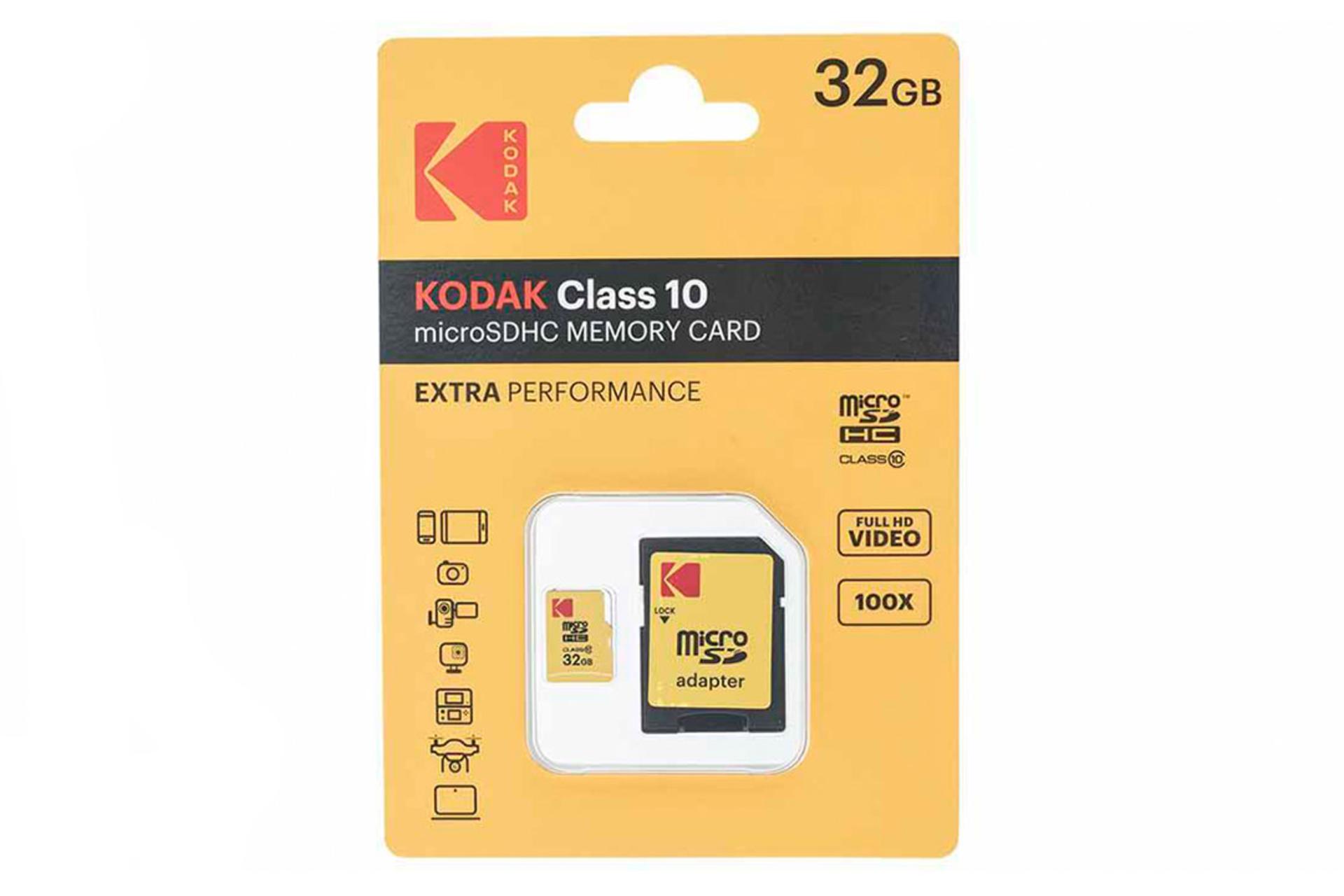 Kodak Extra Performance microSDHC Class 10 UHS-I U3 32GB