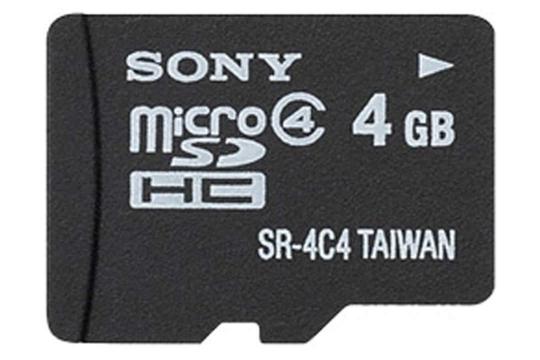 Sony SF-4C4 SDHC Class 4 4GB