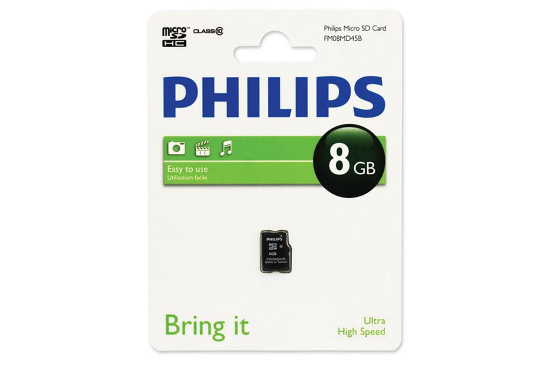 Philips FM08MD45B microSDHC Class 10 8GB