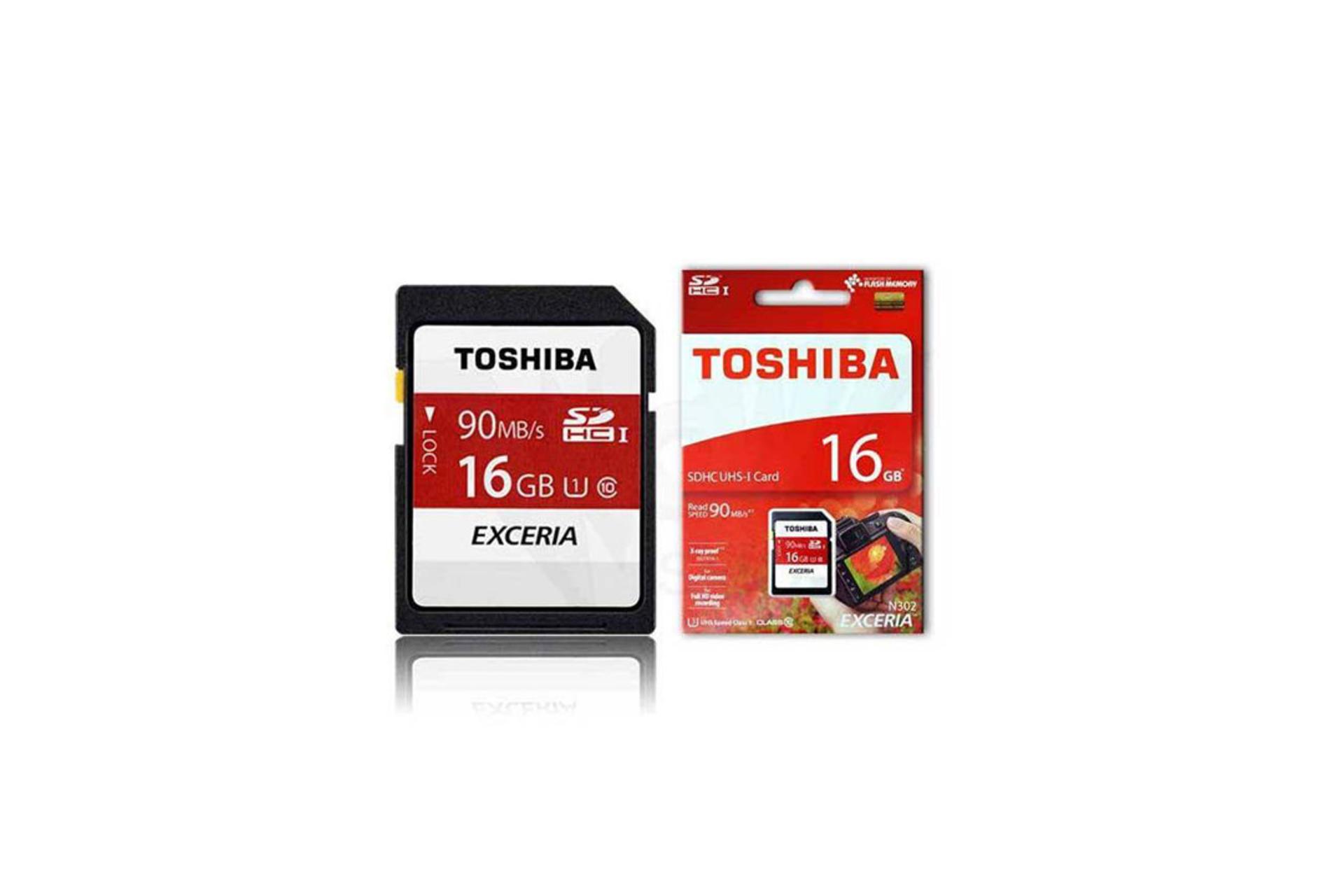 Toshiba Exceria N302 SDHC Class 10 UHS-I U1 16GB