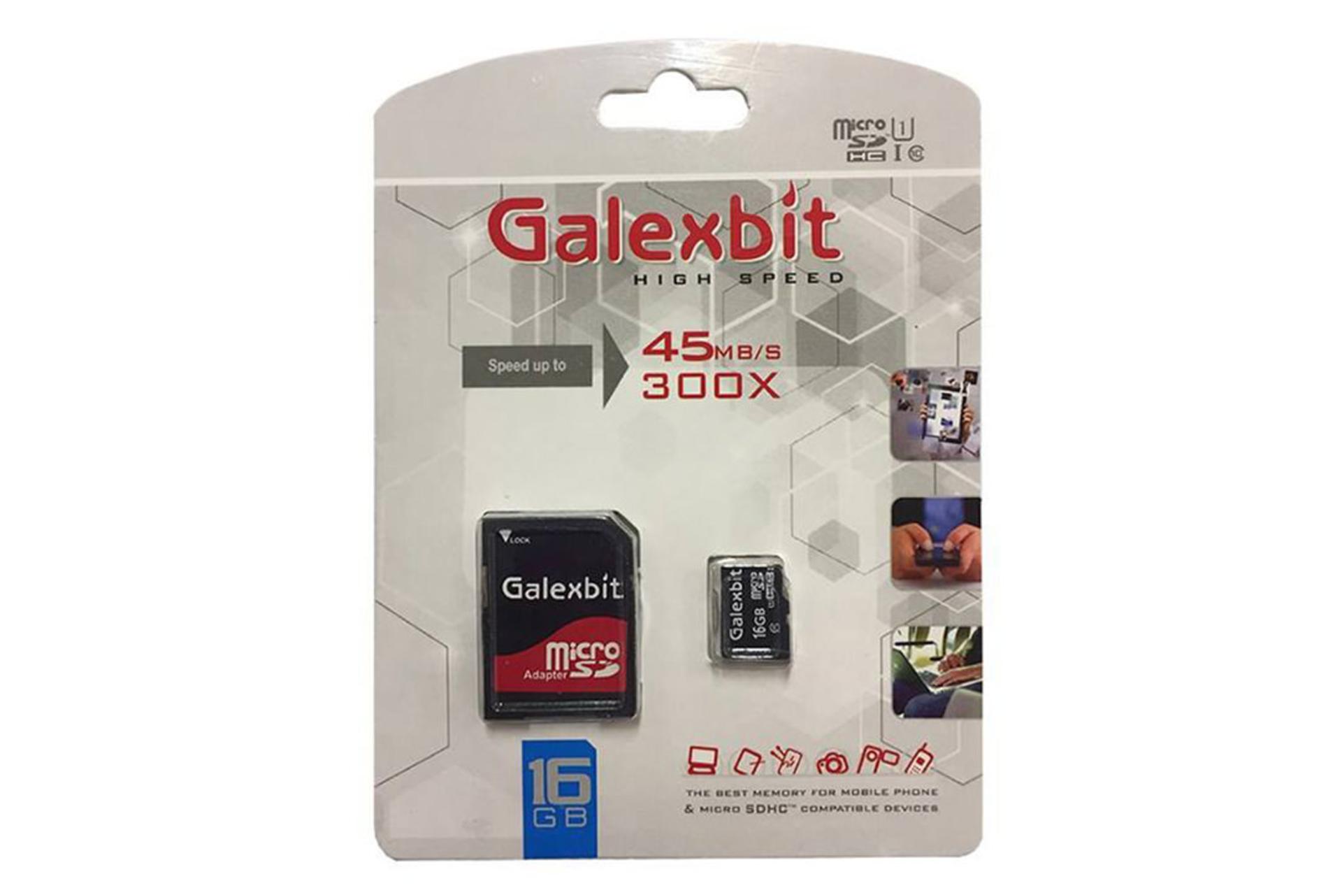  Galexbit U1 microSDHC Class 10 UHS-I U1 16GB