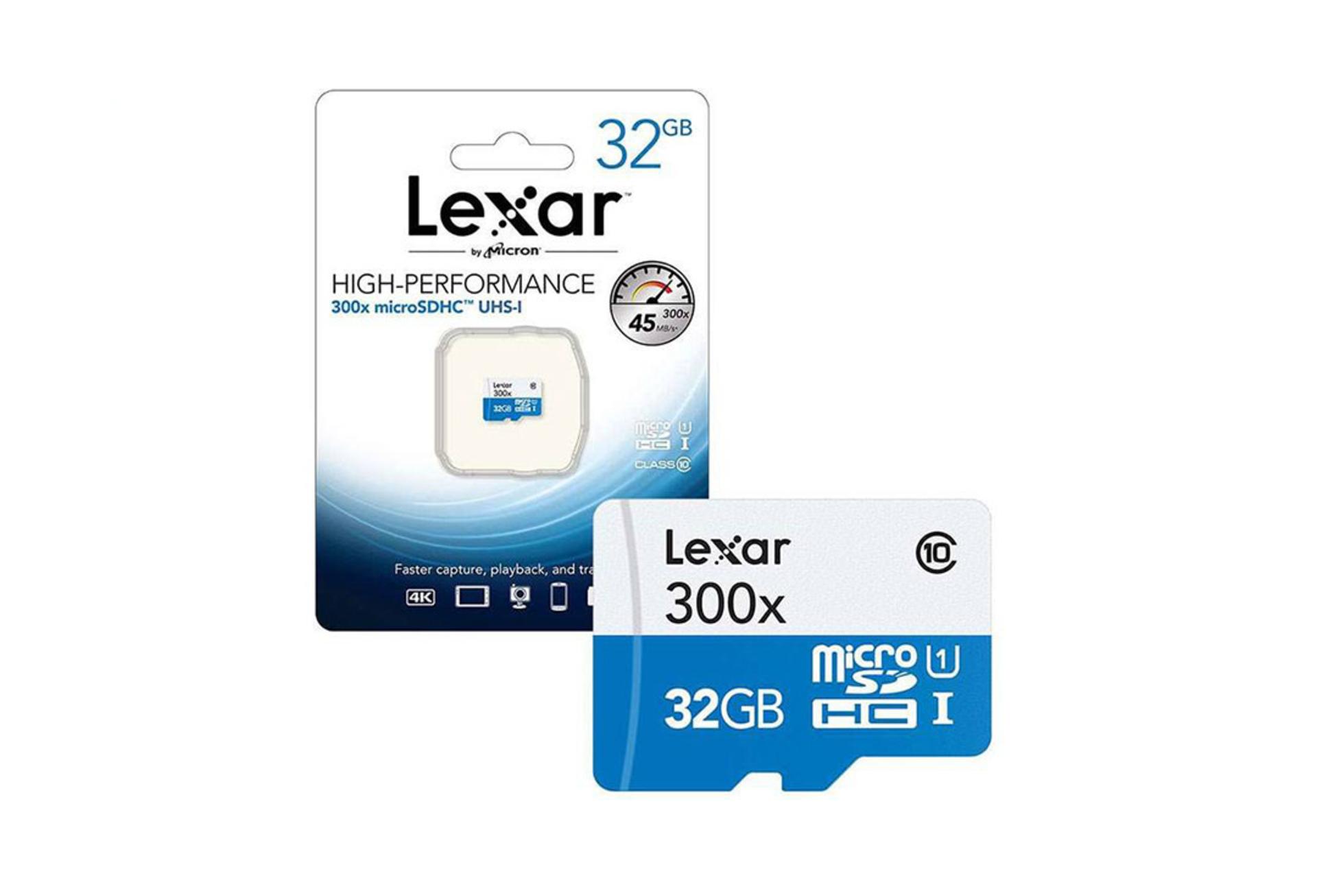 Lexar High Performance microSDHC Class 10 UHS-I U1 32GB