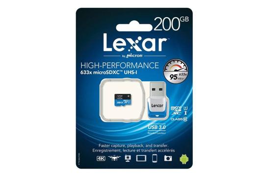 Lexar High Performance microSDXC Class 10 UHS-I U1 200GB