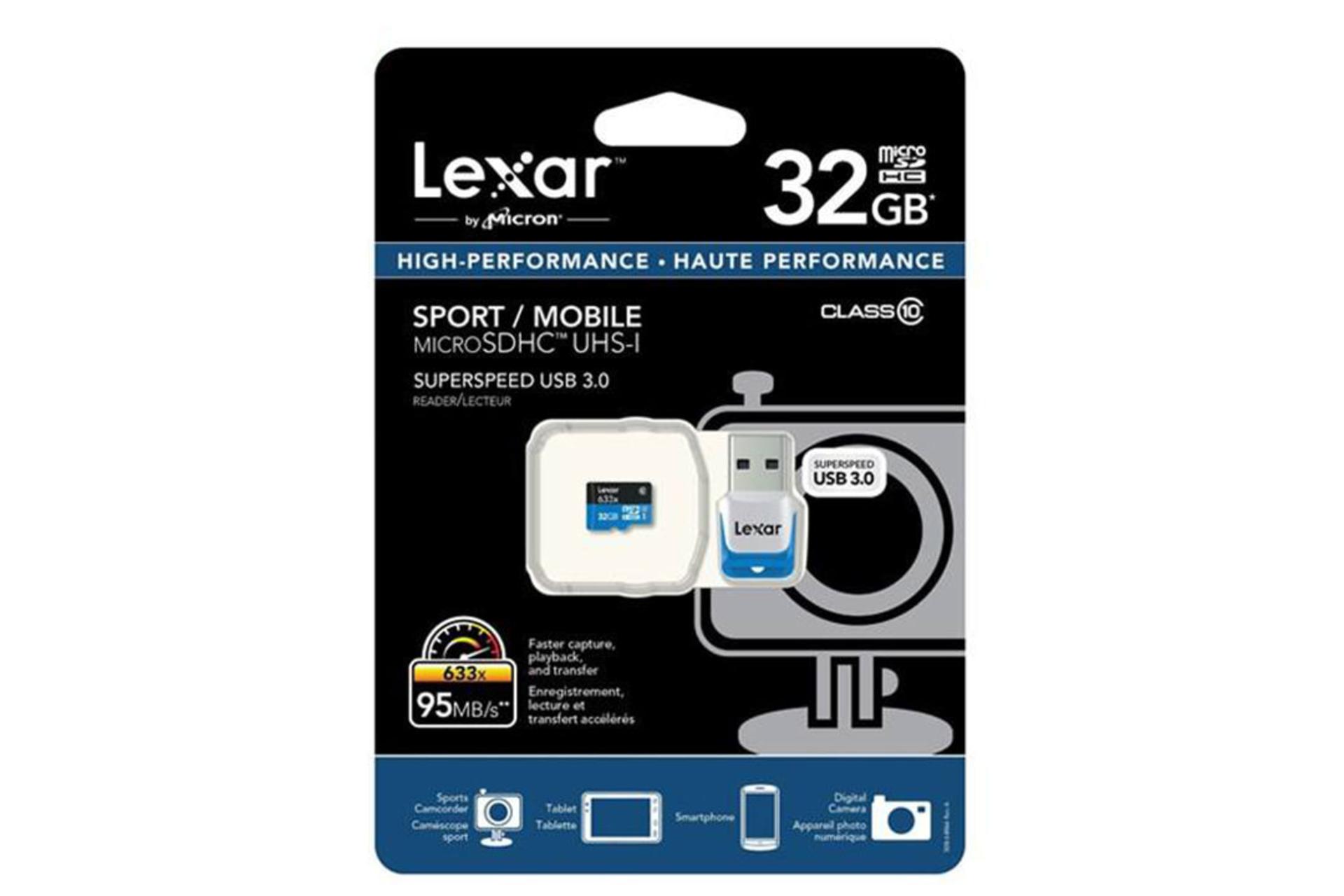 Lexar High Performance microSDHC Class 10 UHS-I U3 32GB
