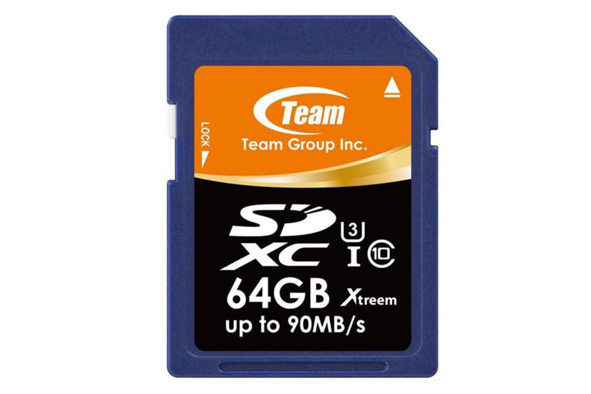 مرجع متخصصين ايران Team Group Xtreem SDXC Class 10 UHS-I U3 64GB