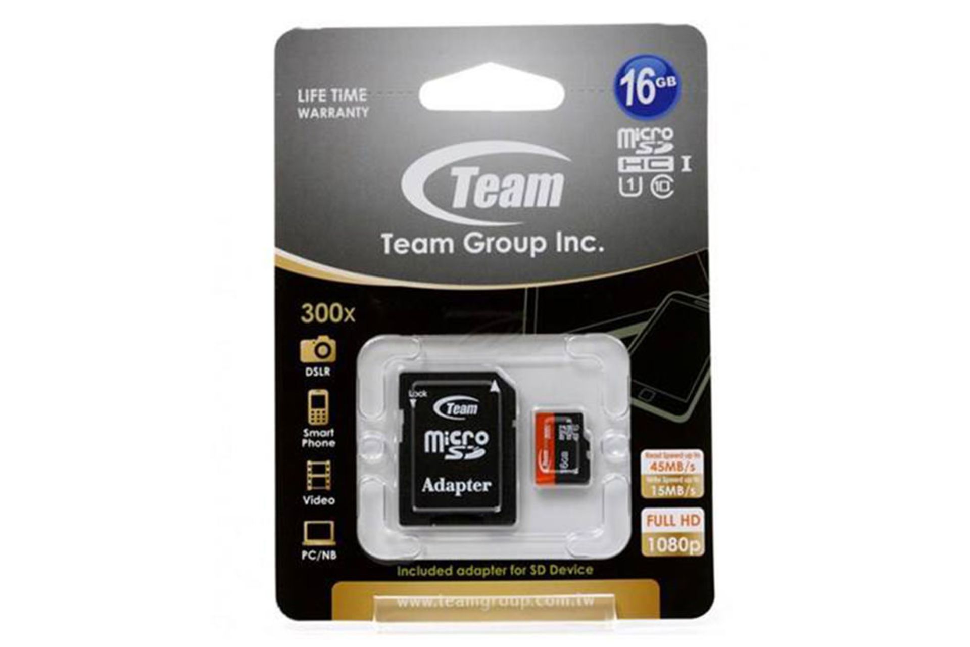 Team Group microSDHC Class 10 UHS-I U1 16GB