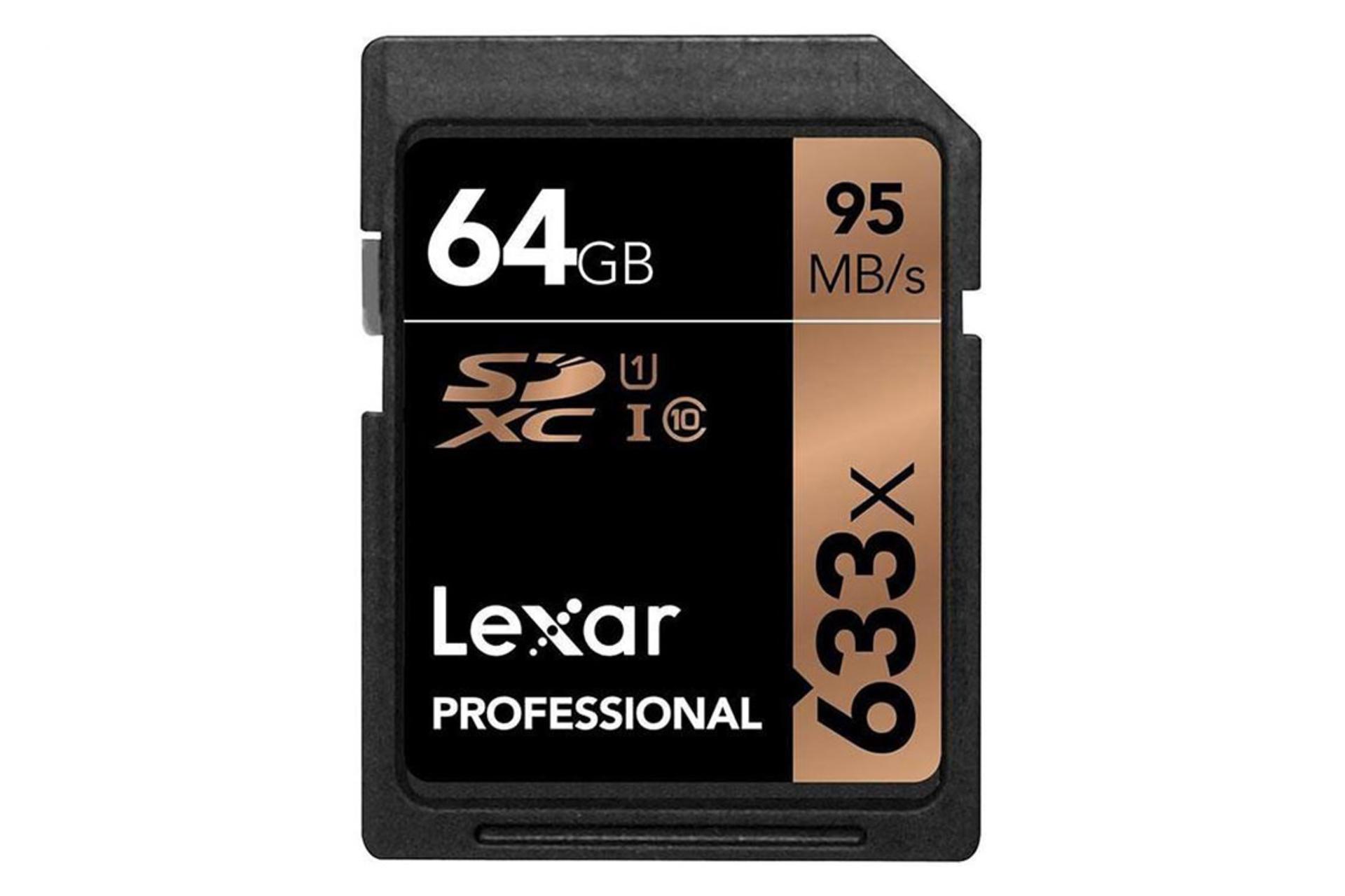 لکسار SDXC با ظرفیت 64 گیگابایت مدل Professional کلاس 10
