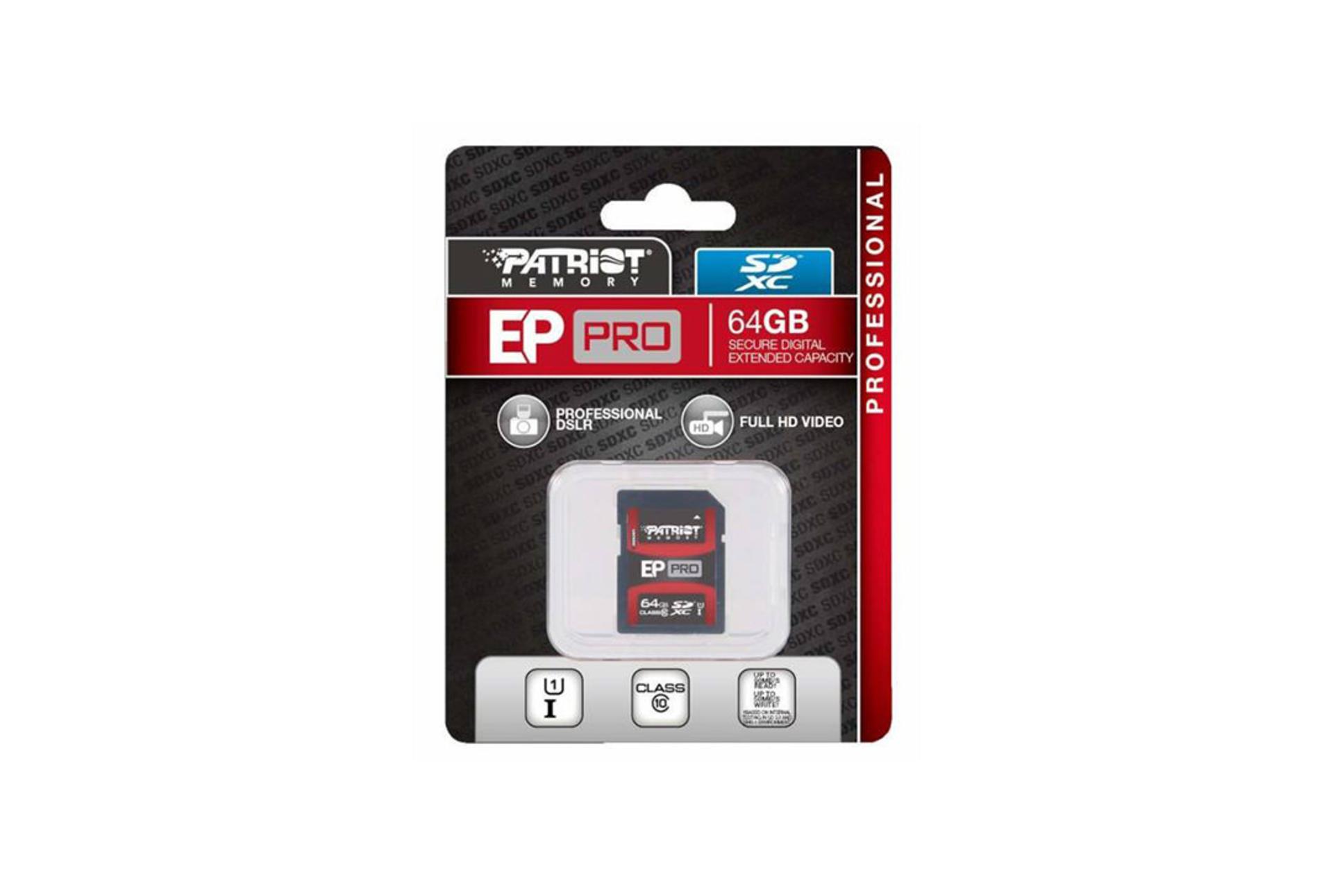 Patriot EP Pro SDXC Class 10 UHS-I U1 64GB