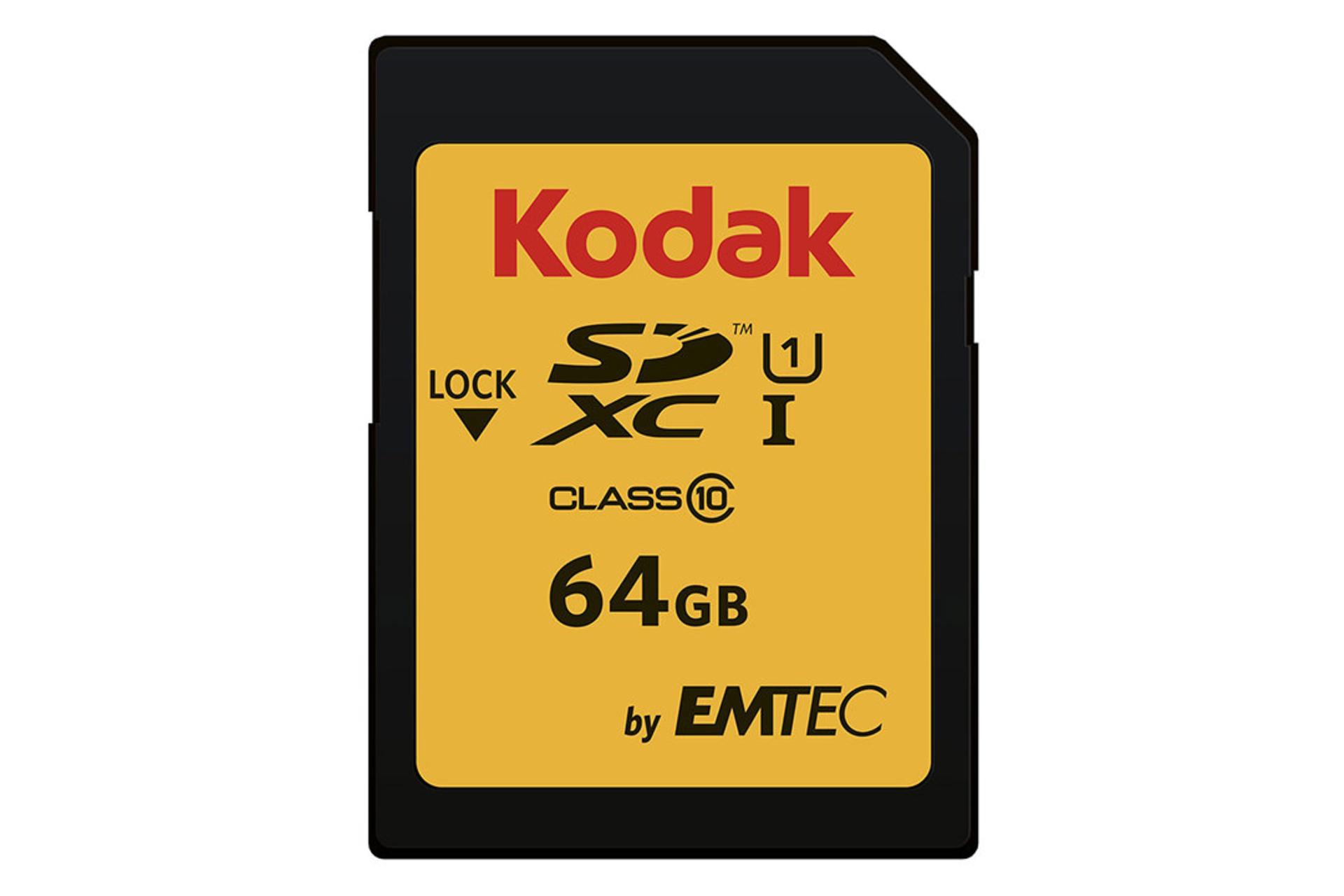 Emtec Kodak SDXC Class 10 UHSI-I U1 64GB