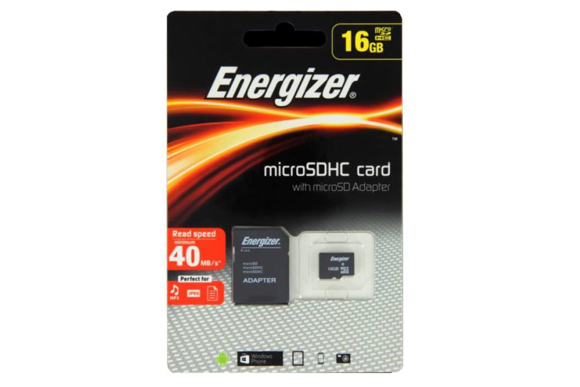 Energizer Hightech microSDHC Class 10 UHS-I U1 16GB