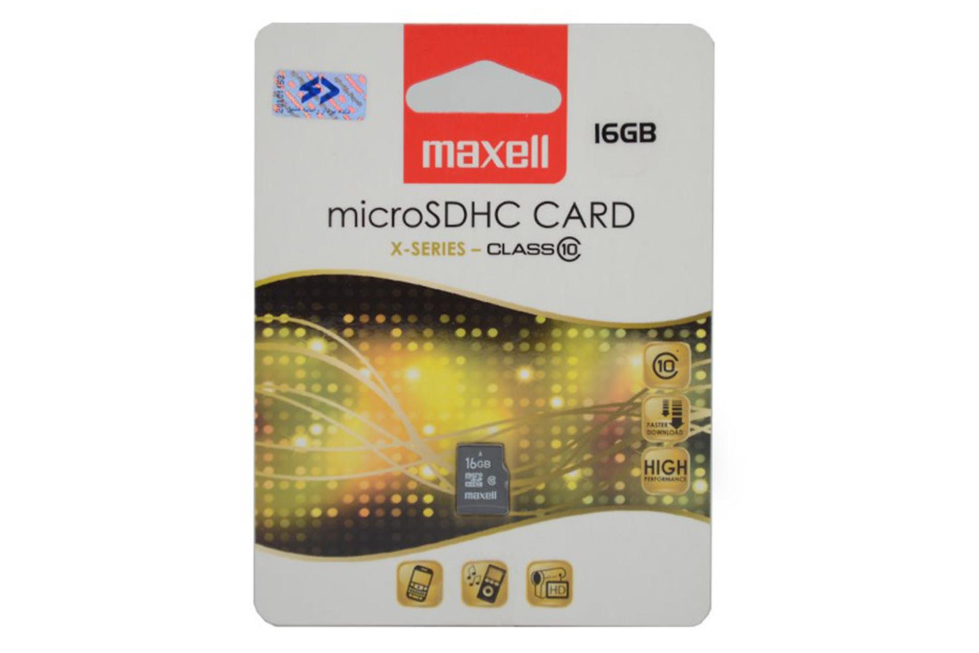مکسل microSDHC با ظرفیت 16 گیگابایت مدل X-Series کلاس 10