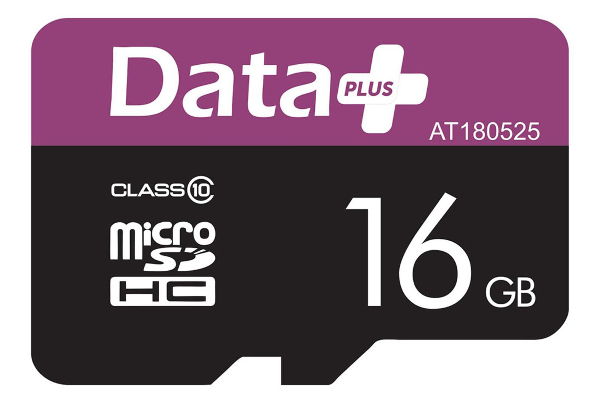 دیتا پلاس microSDHC با ظرفیت 16 گیگابایت مدل AT180525 کلاس 10
