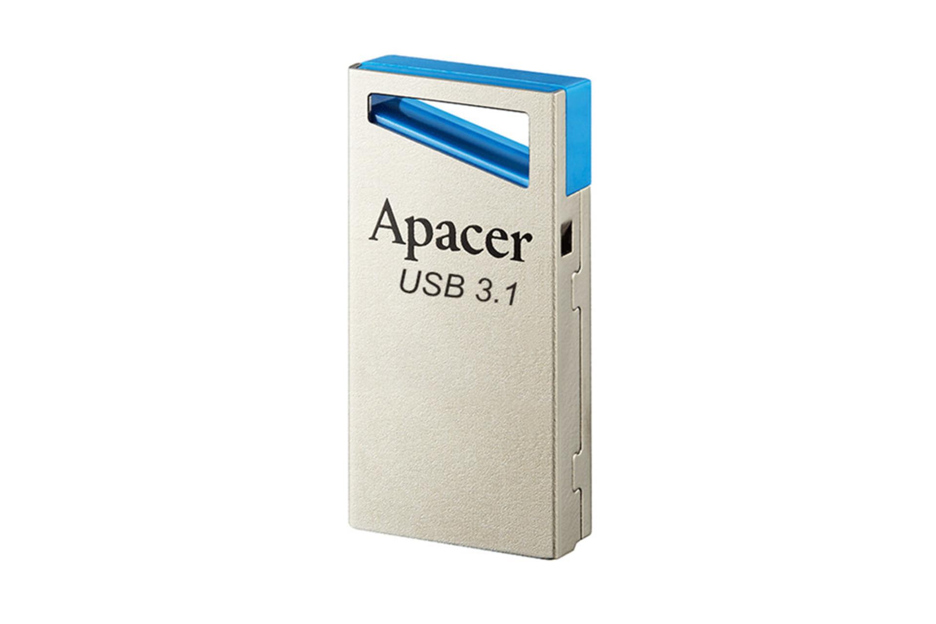 نمای کناری فلش مموری اپیسر Apacer AH155 128GB USB 3.1