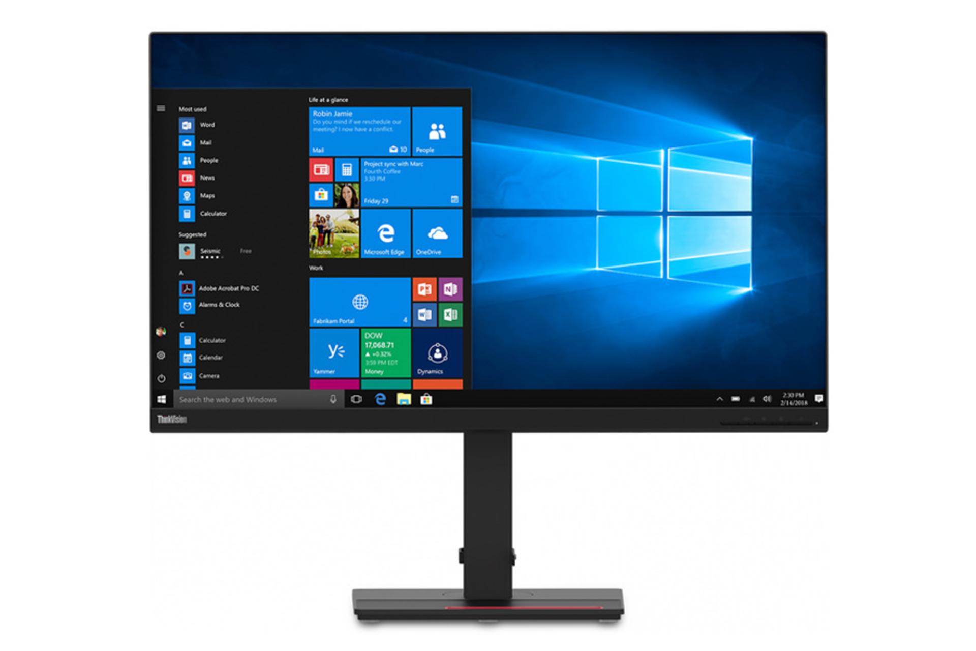 لنوو 31.5 اینچ مدل T32p-20 / Lenovo ThinkVision T32p-20 4K