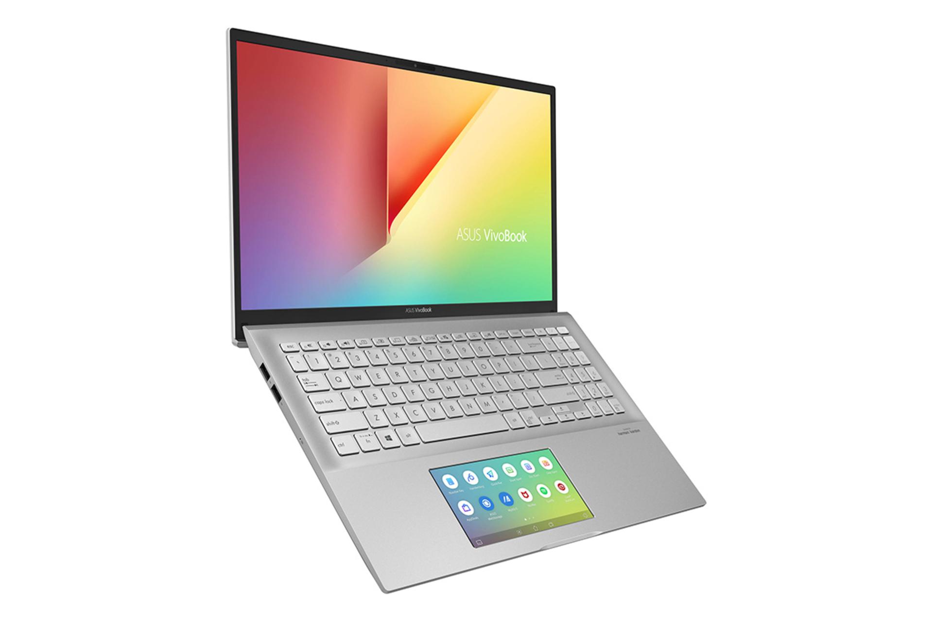 ASUS VivoBook S15 S532FL /  لپ تاپ ایسوس ویووبوک اس 15 / نمای باز از کنار