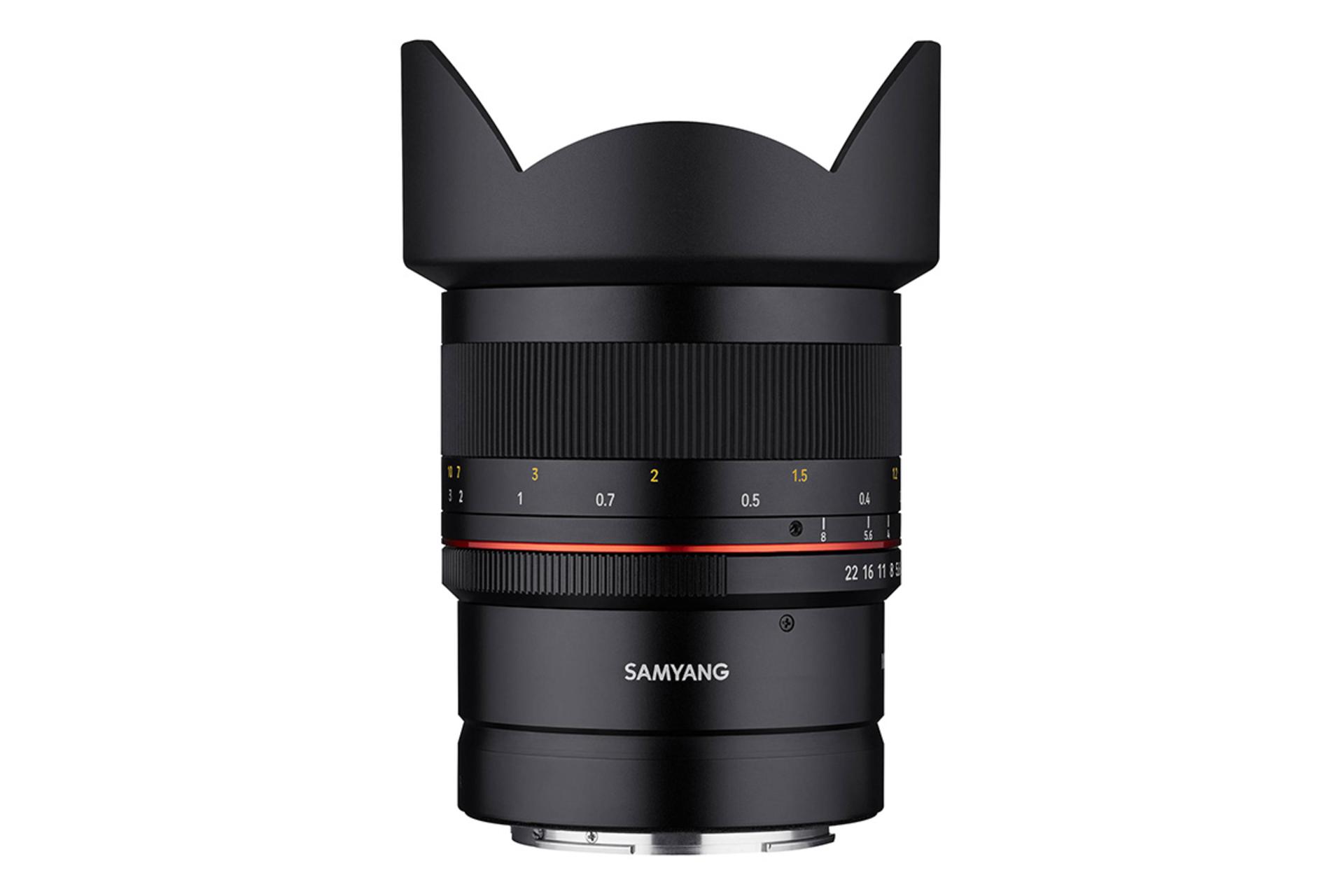 لنز تله فوتو سامیانگ Samyang MF 14mm F2.8 Mk2 / نمای جلو