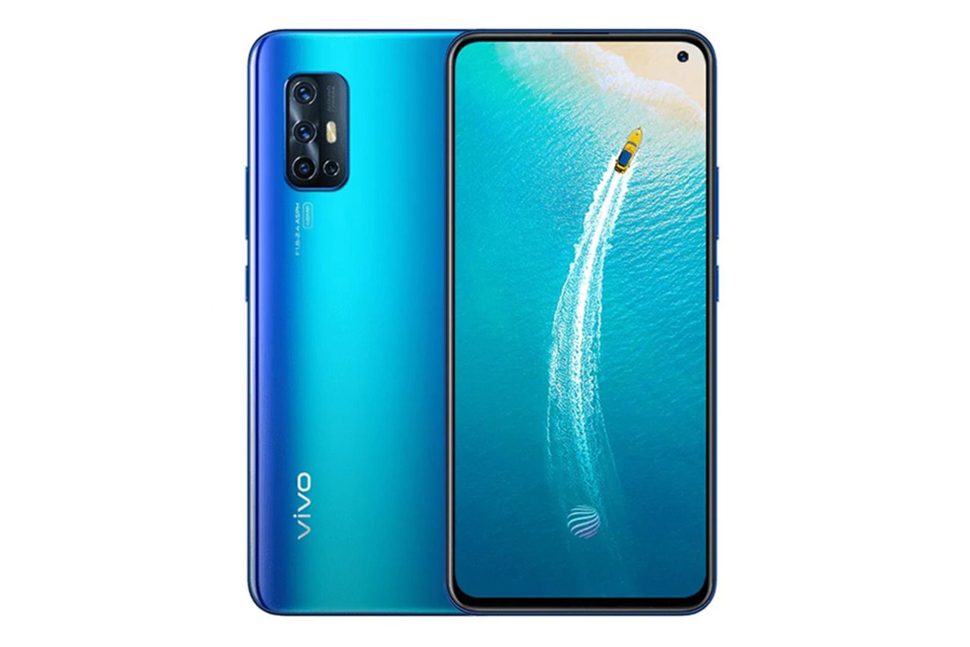 Vivo V19 Neo / گوشی موبایل ویوو وی 10 نئو / نمای جلو و پشت رنگ آبی