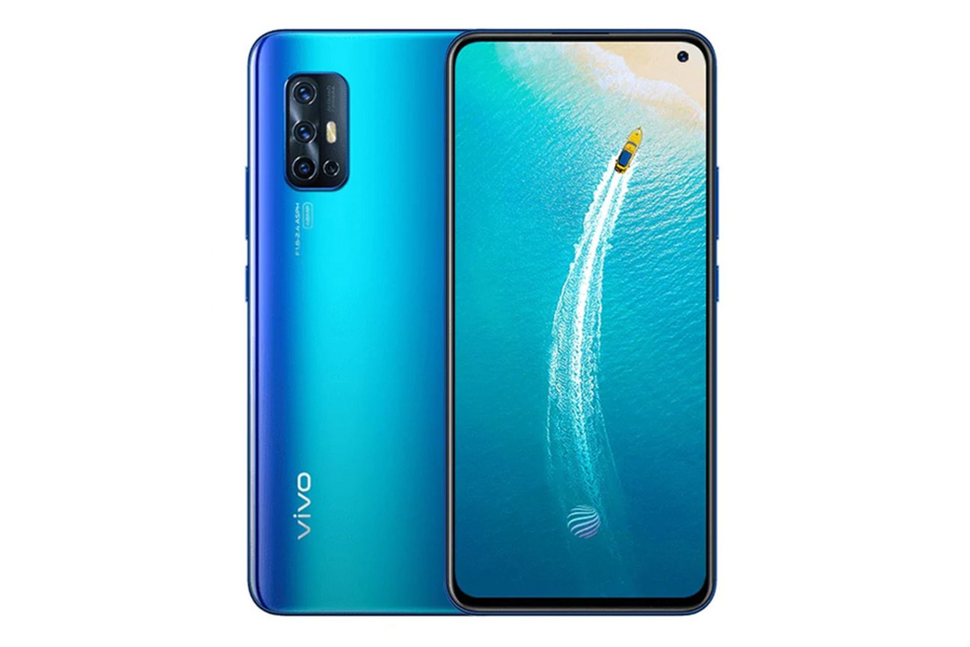 Vivo V19 Neo / گوشی موبایل ویوو وی 10 نئو / نمای جلو و پشت رنگ آبی