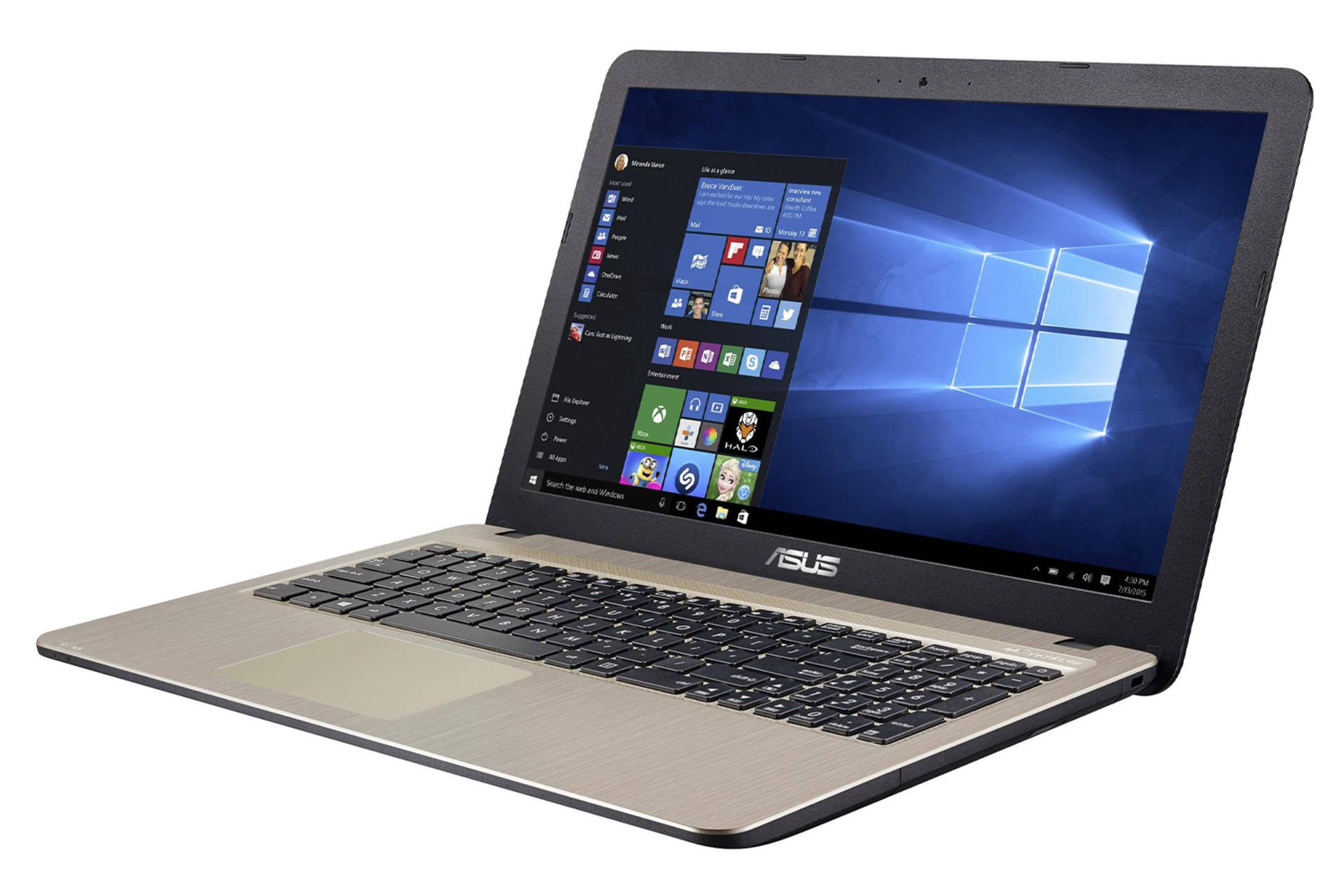 ویووبوک F540NA ایسوس -صفحه نمایش و صفحه کلید و ویندوز 10 / ASUS VivoBook F540NA