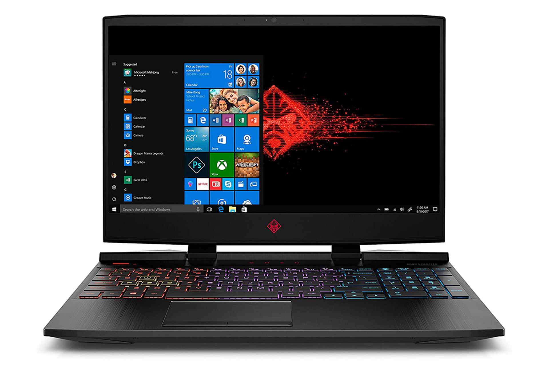 HP OMEN 15-DC1088 G2 / لپ تاپ اچ پی اومن / نمای جلو